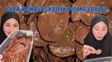 cara-membuat-saus-coklat-kripik-pisang-lumer-Cara-Membuat